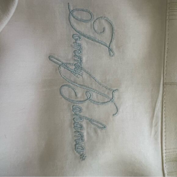 Tommy Bahama 100% Silk Short Sleeve Pale Yellow Shirt Size XL - Picture 10 of 13